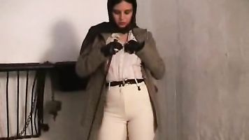 Amateur indian housewife sharimara masturbating fucking herself off with a dildo.