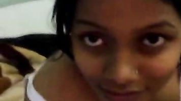 Sneha punjabi college girl with her boyfriend in his room taking shower after nasty sex changing in front of him.