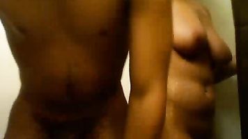 Mature Mizoram aunty lying in bed wearing only bra