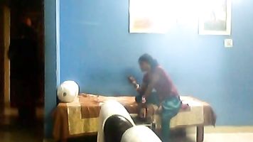pussy to tease her man in this self shot MMS