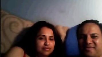Indian couple on live sex cam show fucking hard to show off to public how active they are in bedroom!.