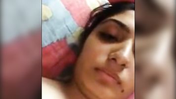 Sexy Pakistan desi girl in shalwar suit and skimpy black thong panty and lavender color bra showing her ass cheeks and big boobs to tease boyfriend in this self recorded selfie mms.