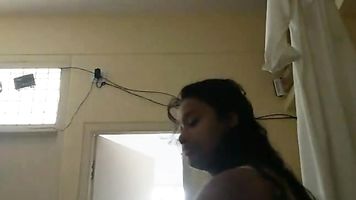Hot Mumbai girl Avantika after shower soaking her wet body checking her juicy natural tits and figure in this self recorded mms video.