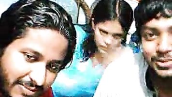 Mature housewife from Mumbai with her hubby in bedroom who ask her to change and she started and get recorded
