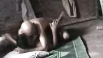Old pathan men still hungry for sex fucking his old wife.