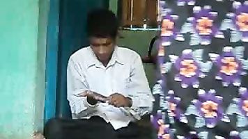 Barber Shaving Desi Aunty - Movies.