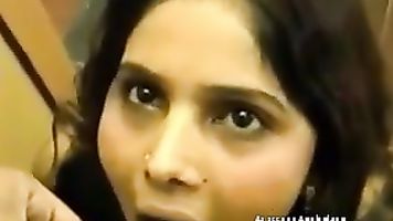 Amateur Desi POV blowjob and fuck.