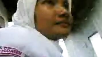 Indian slut rides me in public.