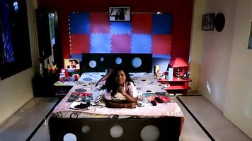 Indian Wife At Home Alone.