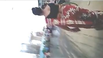 Tamil huge butt aunty walk