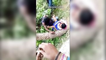 Indian tamil Randi outdore group sex