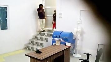 Tamil Manager fucks her tamil employee in the basement P1