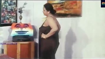 Mallu Actress Shakeela Romancing with Husband in Morning Time