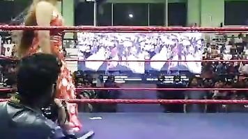 When Indan Lady Seducing REBEL ( Wrestler )
