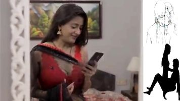 Desi housewife with mommy uncle