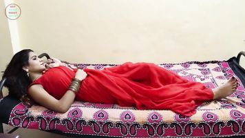 Hot Desi gorgeous in romantic scene has her boobs squeezed