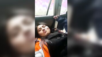 Desi college couples sex in public car