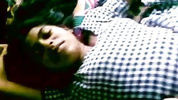 Playing with Amateur tits and vagina while she sleeping