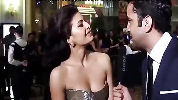 Jacqueline Fernandez Cute Boobs showing Cleavage show