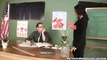 Topheavy Mommy Fucks Her Teacher