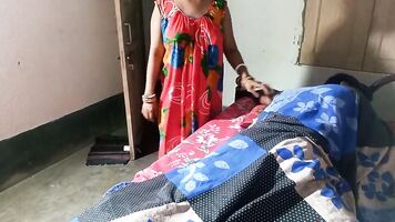 After the housewife went to the office, the husband gave a tremendous fuck to the maid! porn in clear Hin