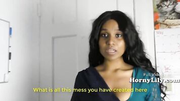 Bored Tamil Wife begs for triplet roleplay Hindi (English subtitle)