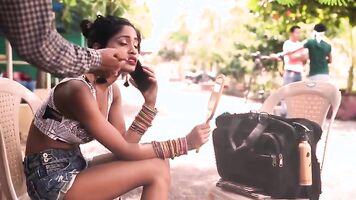 Tamil beautiful couples romance in bathroom cute vids
