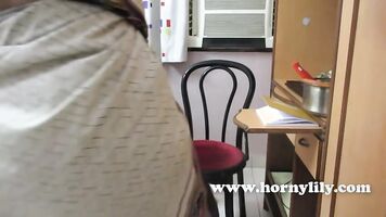 HornyLily hot Bhabhi tutor dirty talking and seducing her students