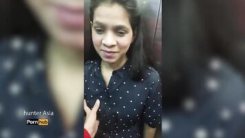 Stranger Girl Kissing Me In The Elevator & Fucked in her Hotel Room