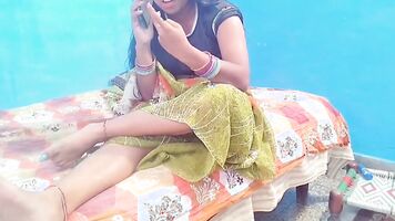 I will invite my old boyfriend to my house today because my husband is not at home today