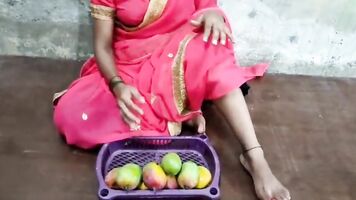 Plump Street Fruit vendor sex with costumer
