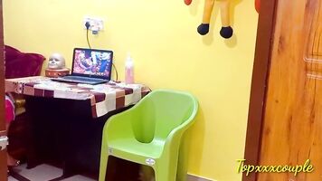 New tenant caught watching blue vid and then fucked hard.