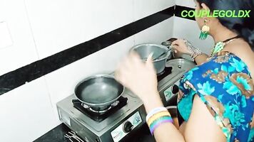 Komal was making laxative jamun, we had already reached there and fucked her in the kitchen.