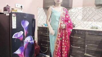 By entering the house of neighbor she fucked her badly