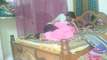 Indian Telugu Couple Celebrating Anniversary Day With Cute Sex In Various Positions