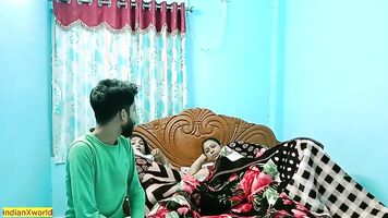 Indian cute boy fucking two sexy girls together! Desi 3some sex