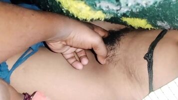 Country sister-in-law massaged brother-in-law's penis and exposed it