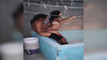 My Neighbor is Delicious, She is a Brunette Who Loves Dick