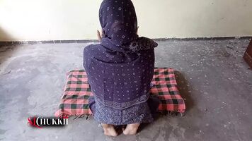 Muslim Girl pray for huge dick and fuck deeply