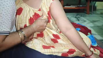 Desi old aunty cheats with her husband and gets fucked by husband's
