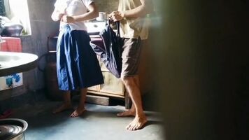 Tamil student and private teacher making first time sex