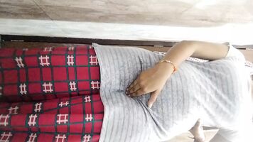 Innocent sexy girl bathing in Tamil home Desi sexy girl indian