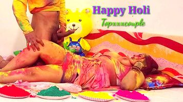 Holi XXX fuck with widow bhabhi on festival.