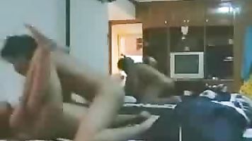 Bangladeshi univerity couple caught by hidden cam fixed by their friend fucking after univerisity